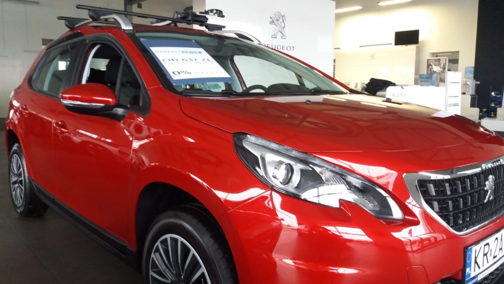 Nowy Peugeot 2008 ACTIVE+, Connect Nav, klimatyzacja automatyczna, Mirror Screen, Pakiet miejski.